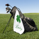 Search for shamrock golf towels Irish