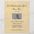 Search for memorial flyers Funeral