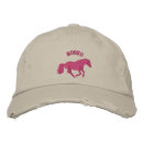 Recherche de cheval rose casquettes Poney