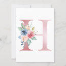 Recherche de lettre h invitations Aquarelle