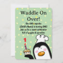 Search for fun penguins invitations Kids