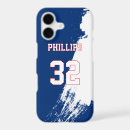 Search for blue baseball cases Red white and blue