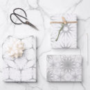 Search for silver and white wrapping paper Pattern