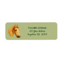 Search for horse head return address labels Animal