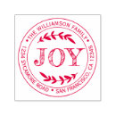 Search for happy new year rubber stamps Return address