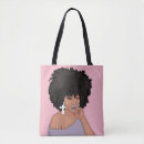 Recherche de cheveux afro tote bags Mode