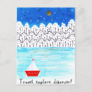 Recherche de acrylique cartes postales Bleu