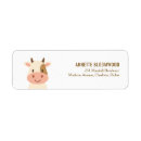 Search for baby cow return address labels Animal