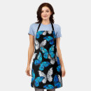 Search for butterfly pattern aprons Blue