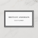 Search for luxury business cards Black and white