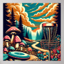 Recherche de champignon vintage art Bleu