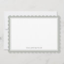 Search for scalloped note cards Modern