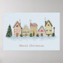 Search for christmas village posters Whimsical