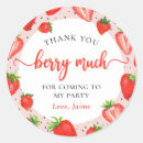 Search for strawberry thank you stickers Summer