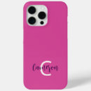 Search for solid pink iphone cases Initials