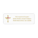 Search for christian return address labels Pink roses