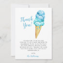 Search for ice cream thank you cards Baby shower