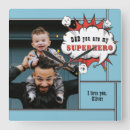 Search for superhero clocks Dad