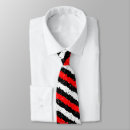 Search for red black and white stripes ties Diagonal