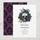 Search for goth bridal shower invitations Glam
