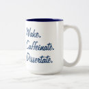 Recherche de se réveiller tasses Typographie