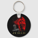 Search for red round keychains Red and black