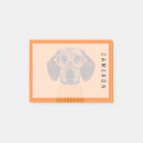 Recherche de dachshund post its Mignon