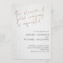 Recherche de copper wedding invitations Simple
