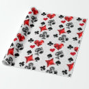 Search for blackjack wrapping paper Spade