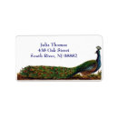 Search for peacock blue return address labels Vintage