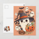 Search for kawaii ghost postcards Trick or treat