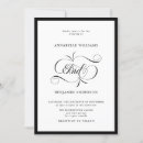 Search for traditional church wedding invitations Black and white