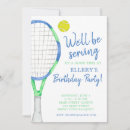 Search for tennis invitations Watercolor