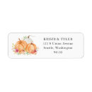 Search for pumpkin return address labels Fall