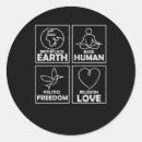Search for love earth stickers Human