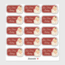 Search for retro santa claus stickers Red