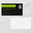 Recherche de empreintes digitales cartes visite Identité