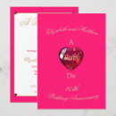 Search for ruby wedding anniversary invitations Pink