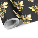 Search for gold and black wrapping paper Bee