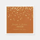 Search for burnt orange napkins Reception