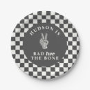 Search for halloween skeleton plates Bad two the bone