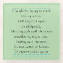 Recherche de poésie dessous de verres Plage