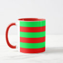 Search for red and green stripes mugs Striped