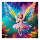 Recherche de anges colorés posters Mignon