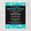 Search for cool 40th birthday invitations Cute