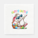 Search for happy easter napkins Bunny