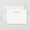 Search for monogram note cards Pink