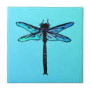 Recherche de libellule carreaux Turquoise