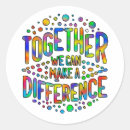 Search for making a difference stickers Awareness
