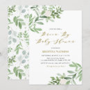 Search for white flower baby shower invitations Botanical